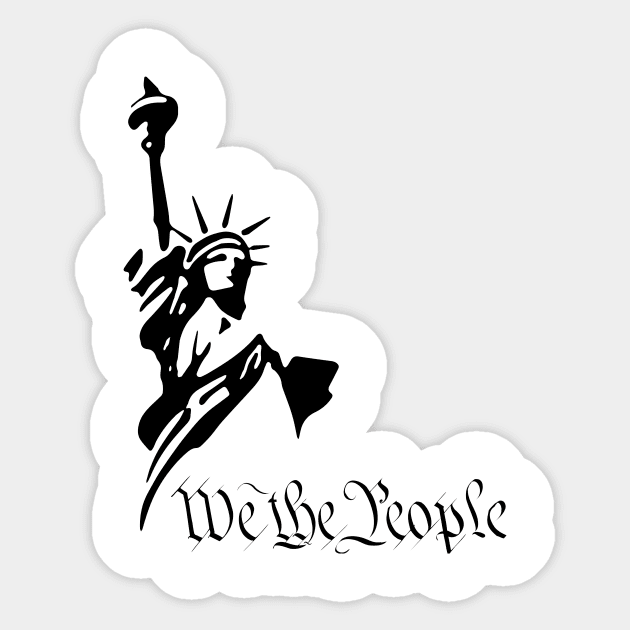 We The People Sticker by UrbanLiberty